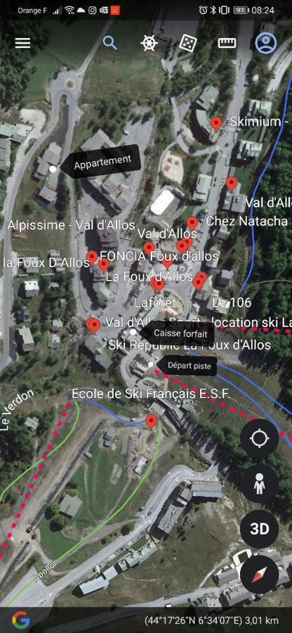 La Foux D'Allos - Studio 4 Couchages, Tres Proche Centre Station Kültér fotó